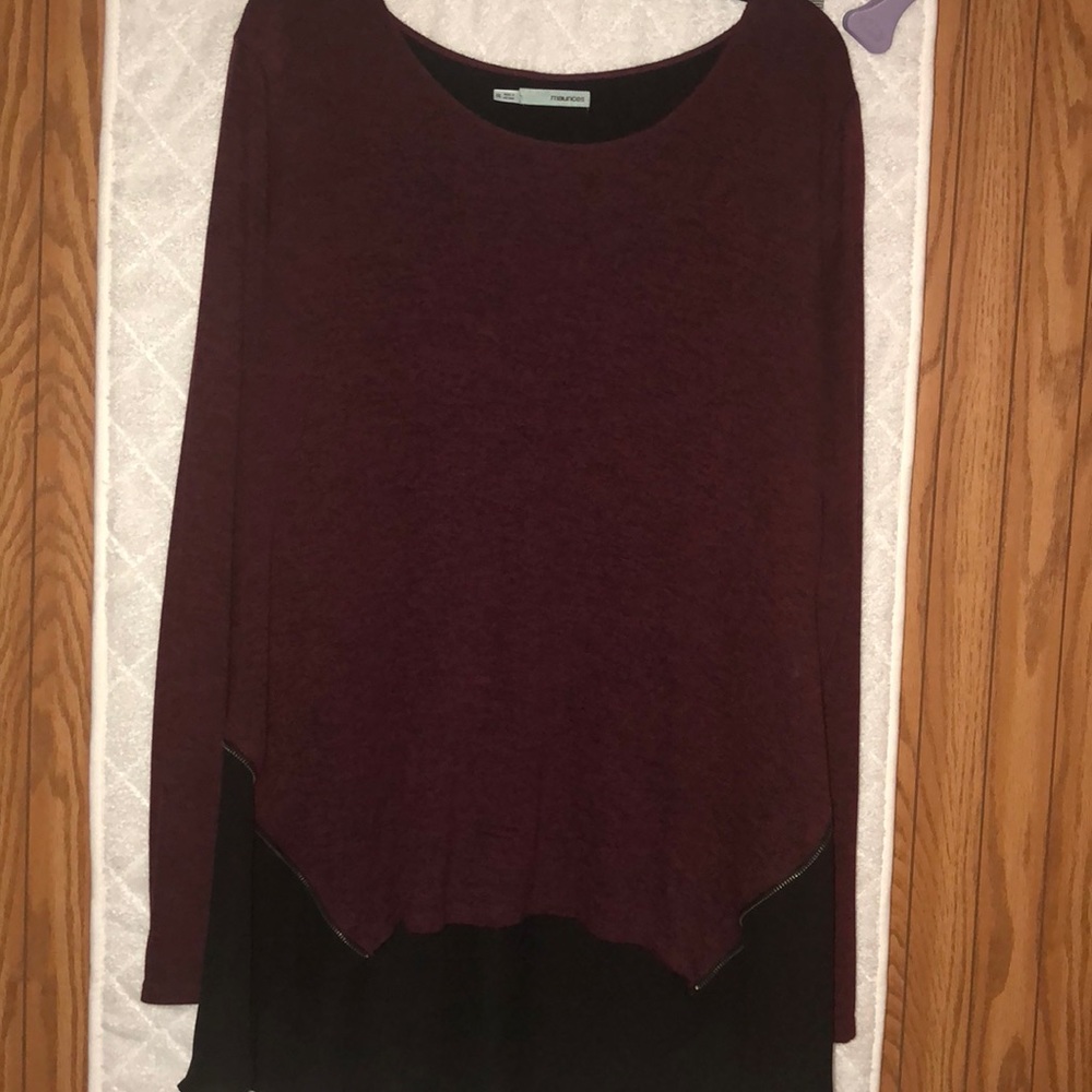 Light sweater high/low